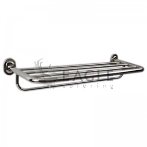 Stainless steel towel shelf