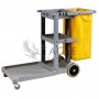 Janitorial Cleaning Cart with Lid